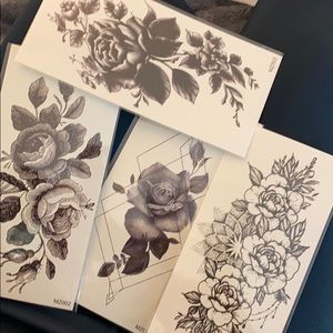 NEW unopened temporary tattoo 4 sheets